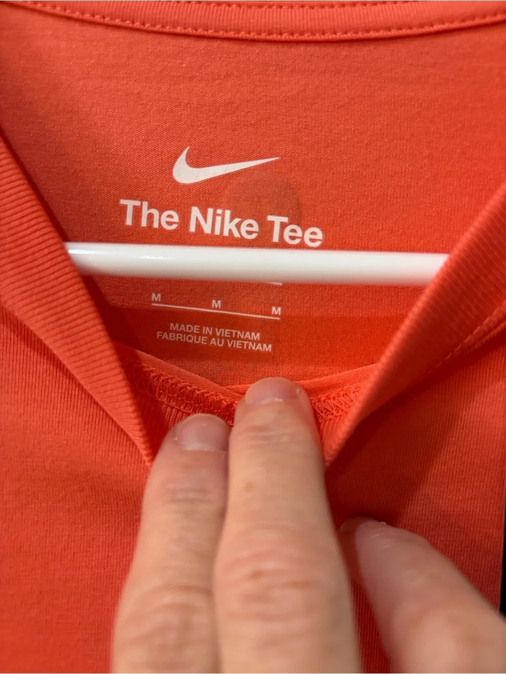 NWT Nike Women’s Coral Cropped Crew Tee